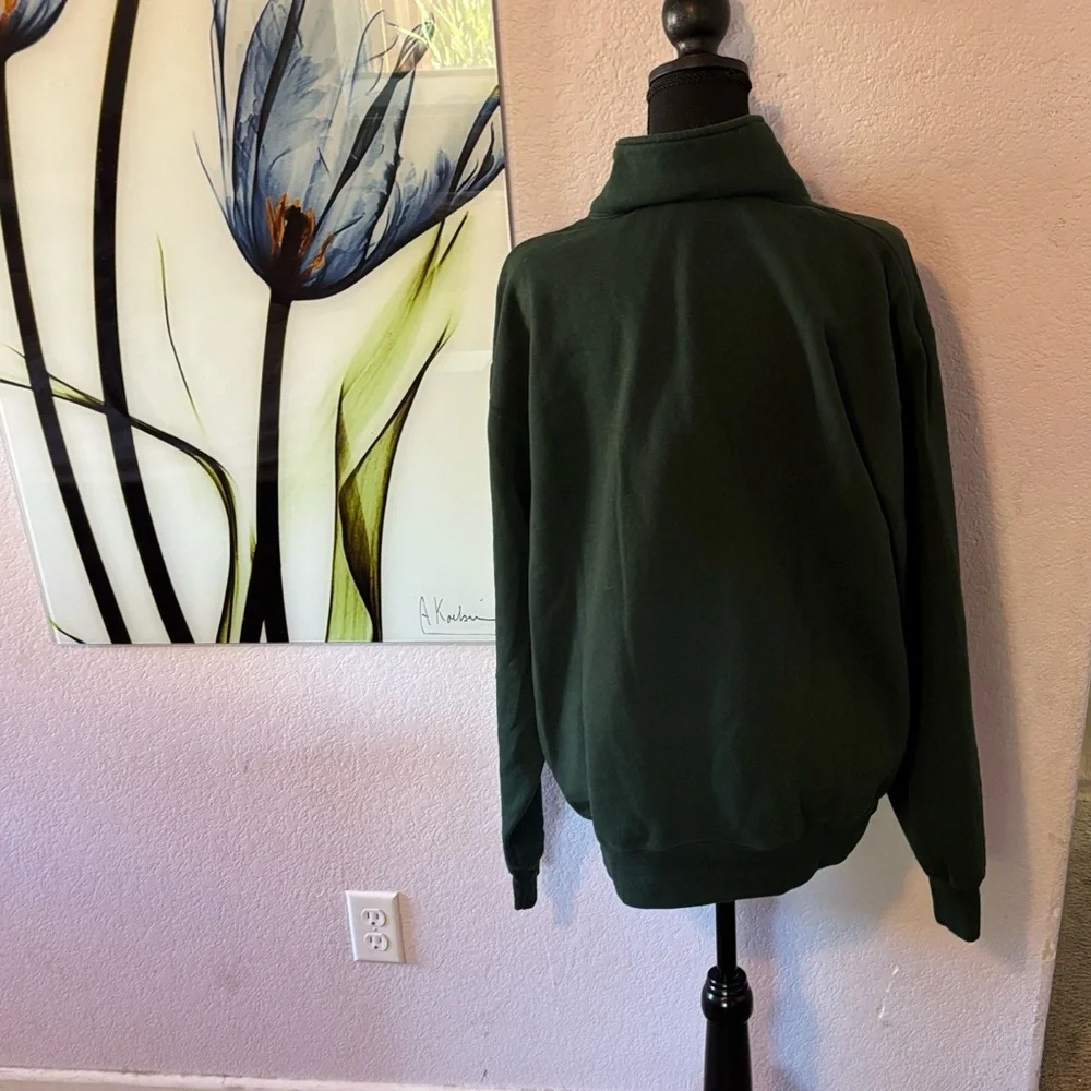 Champion green mens pullover shirt size large - Picture 3 of 4